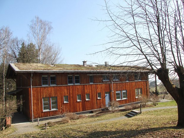 Eingang Hütte Hartha