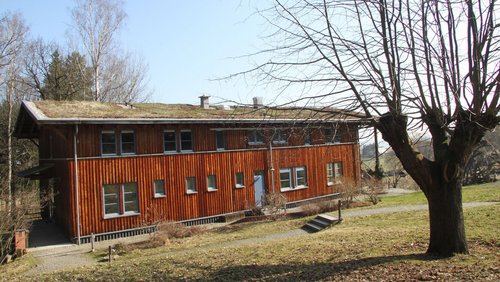 Eingang Hütte Hartha