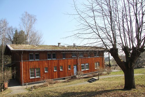 Eingang Hütte Hartha